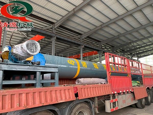 今日發貨云南客戶的螺旋蒸煮器